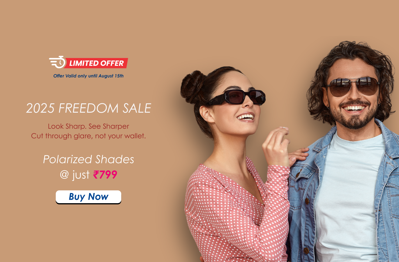 Lens&Shades Sunglasses Independence Day Offer